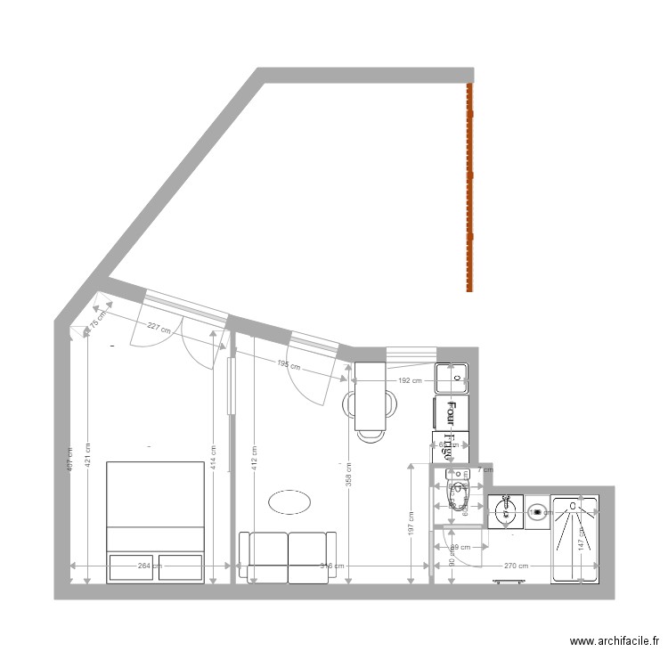 poulbot 2. Plan de 0 pièce et 0 m2