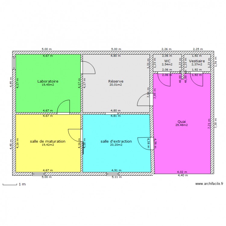 miellerie essai4. Plan de 0 pièce et 0 m2
