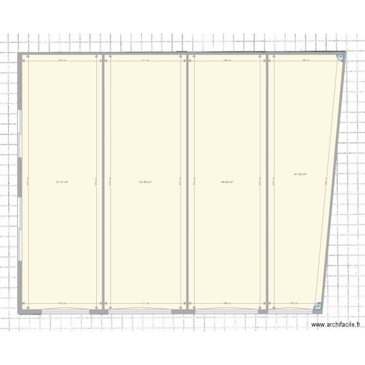 Plan Garage murs fenetres portes. Plan de 0 pièce et 0 m2