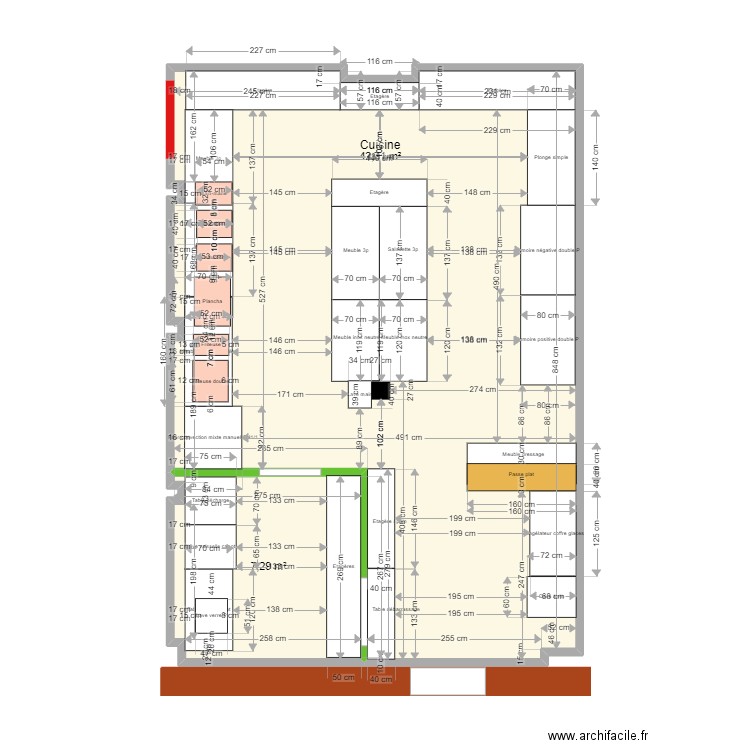 Cuisine La Tropicale 3. Plan de 0 pièce et 0 m2