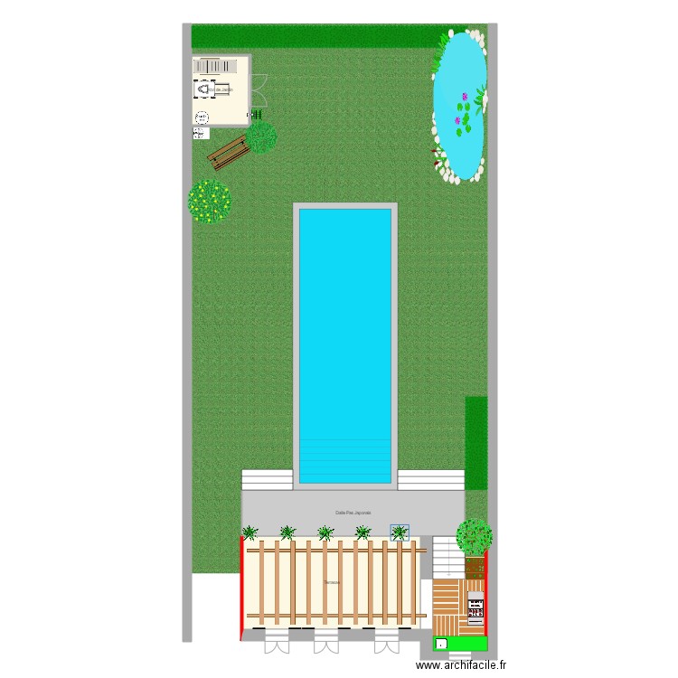 New Jardin. Plan de 0 pièce et 0 m2