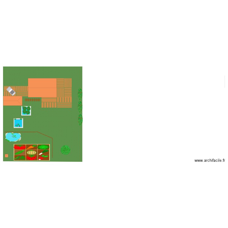 terrain. Plan de 0 pièce et 0 m2
