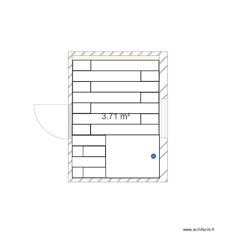 Parquet 2 Salle de Bains. Plan de 0 pièce et 0 m2