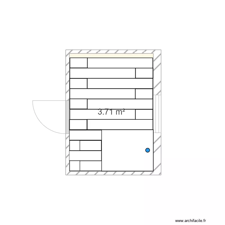 Parquet 2 Salle de Bains. Plan de Parquet 2 Salle de Bains. Plan de