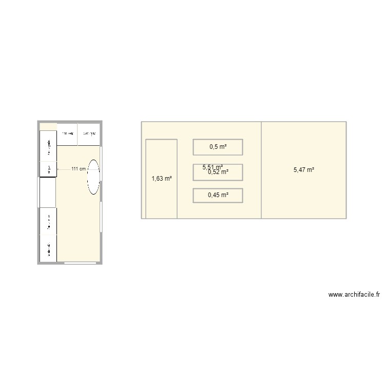 Dressin Suite. Plan de 0 pièce et 0 m2