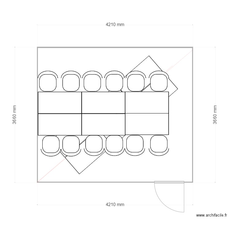 bureauLFG2. Plan de 0 pièce et 0 m2