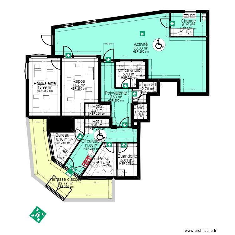 B91QS23HC projet V EVAC. Plan de 0 pièce et 0 m2
