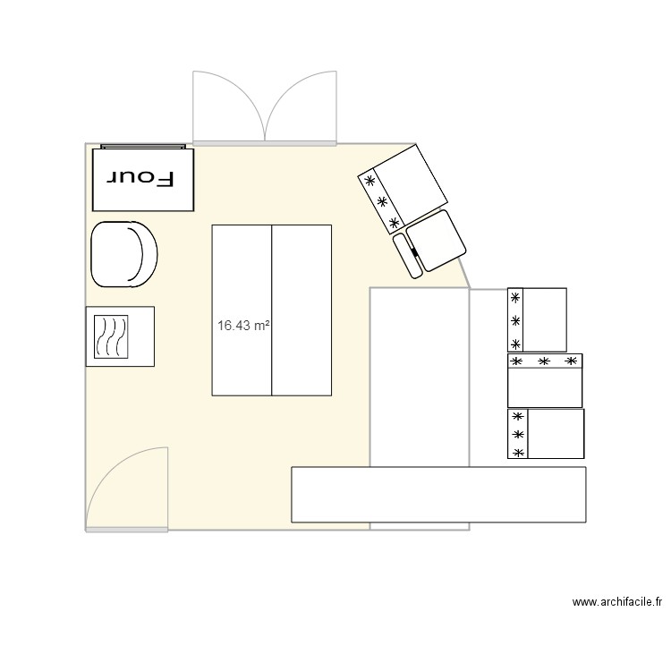 CUISINE3. Plan de 0 pièce et 0 m2