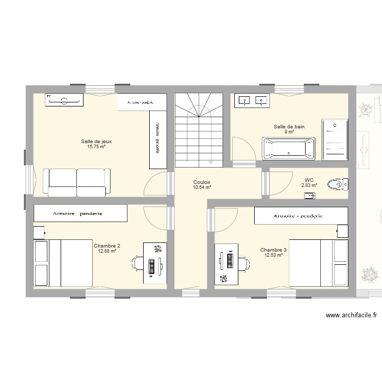 maison 6. Plan de 0 pièce et 0 m2