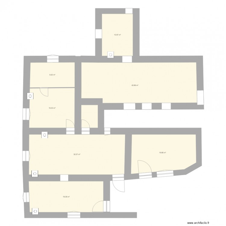 mesure 1. Plan de 0 pièce et 0 m2