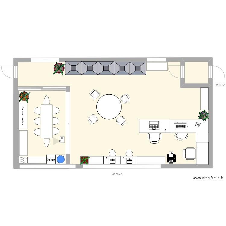 pc . Plan de 0 pièce et 0 m2