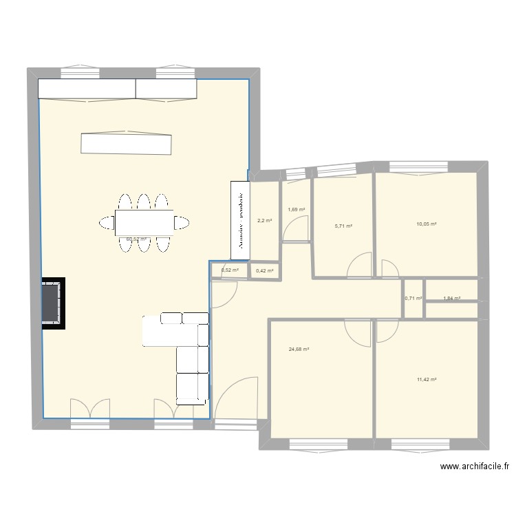 clovis Plan 11 pièces 120 m2 dessiné par jerba62