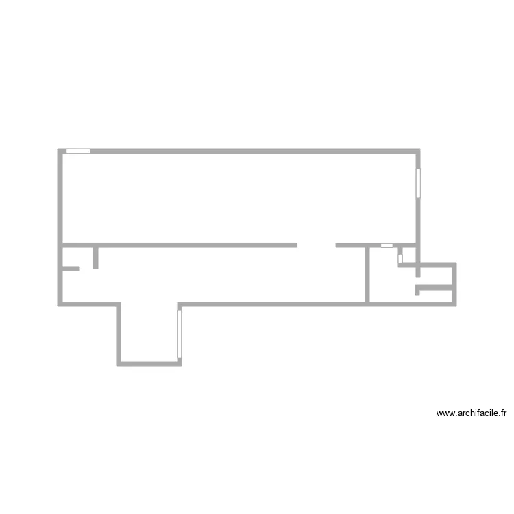 ALDI LA SUZE SUR SARTHE. Plan de 