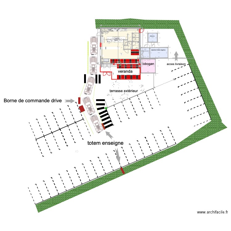 Chalon modification . Plan de 0 pièce et 0 m2