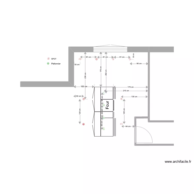 Cuisine SPOT. Plan de 