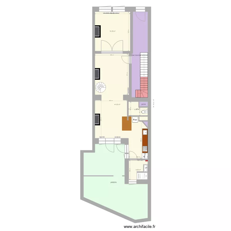 jeflo rezdechauss&eacute; OK. Plan de 