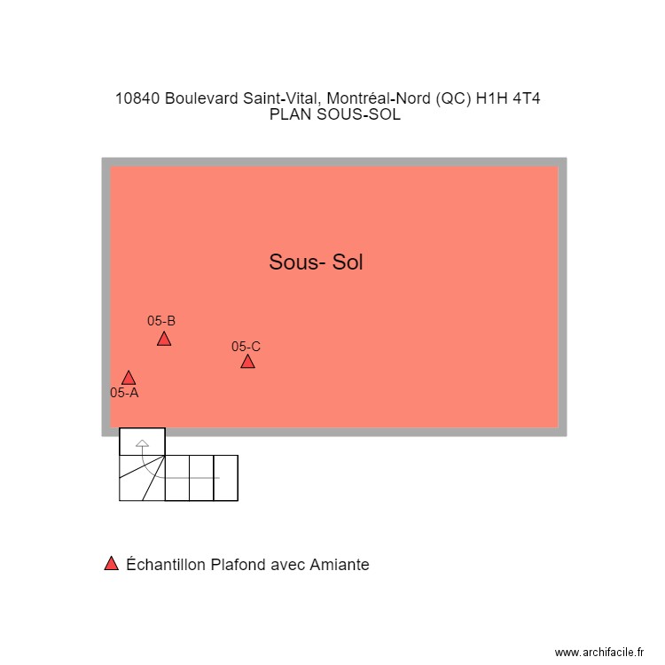 10840SOUS SOL . Plan de 0 pièce et 0 m2