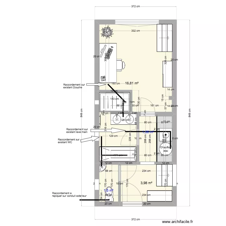 Projet Cornet - Plan evacuation. Plan de Projet Cornet - Plan evacuation. Plan de