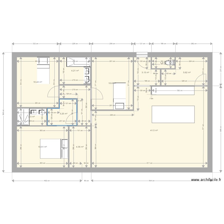 Pauline et Thomas. Plan de 0 pièce et 0 m2