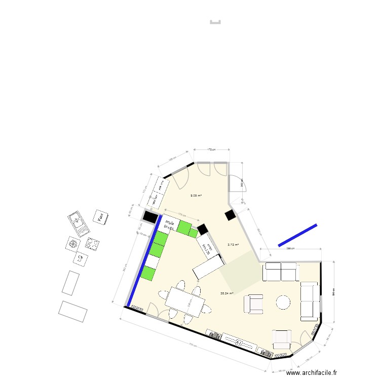 cuisine sam 2159. Plan de 0 pièce et 0 m2
