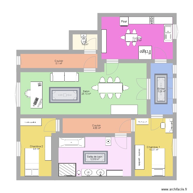 Maison MmeV. Plan de 0 pièce et 0 m2