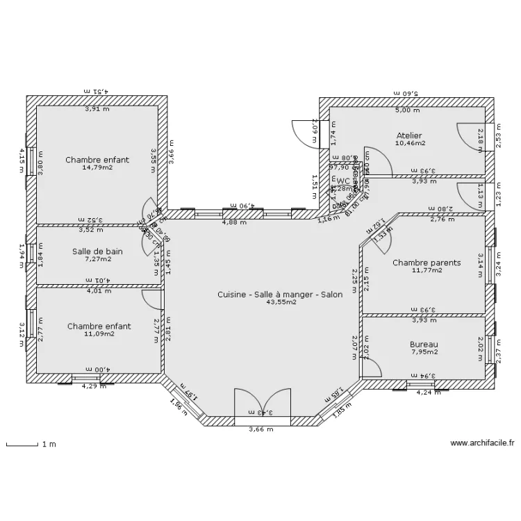 plan_plain_pied_1. Plan de 