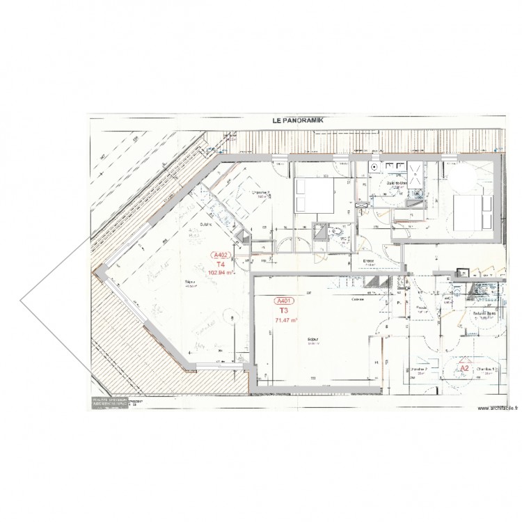 PLANTAZ. Plan de 0 pièce et 0 m2