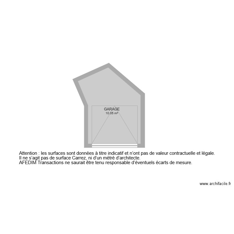 BI 4537 GARAGE. Plan de 0 pièce et 0 m2