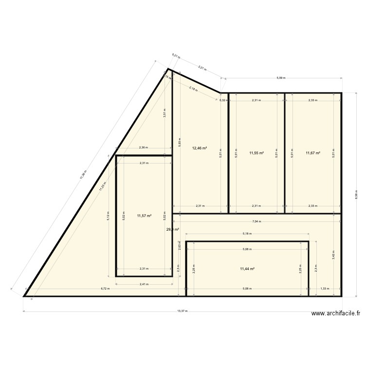 Foch parking. Plan de 0 pièce et 0 m2