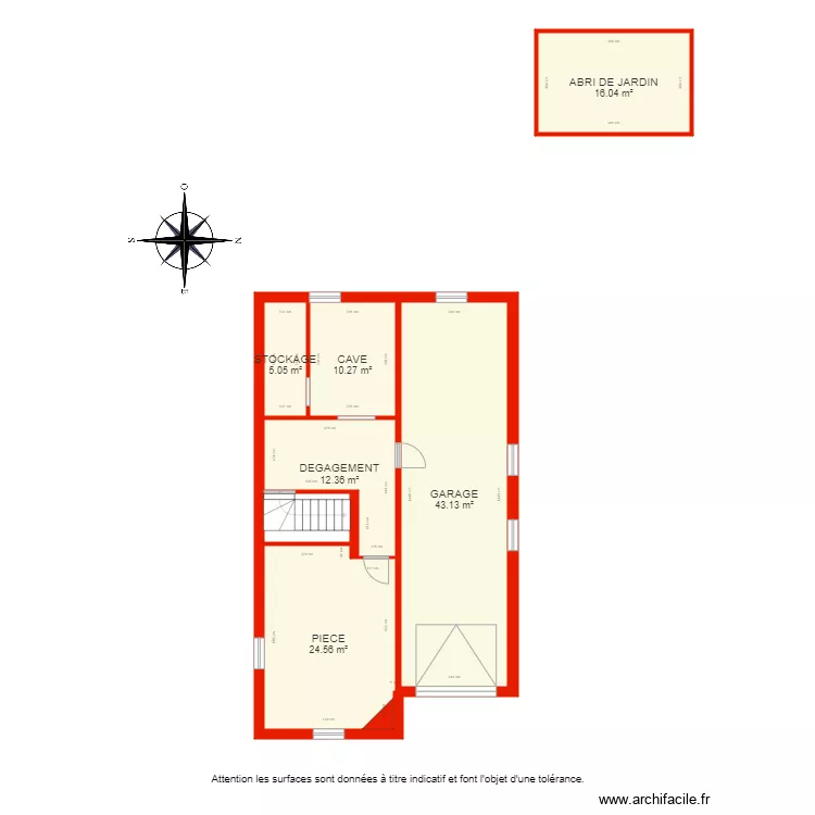 BI 4547 SOUS SOL. Plan de 