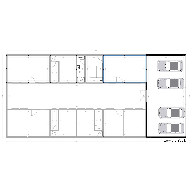 COO FID Appartement RDC 1CH B. Plan de 0 pièce et 0 m2