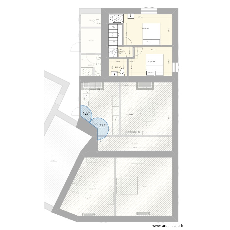 MONTIGNY Dégradé V2. Plan de 23 pièces et 372 m2