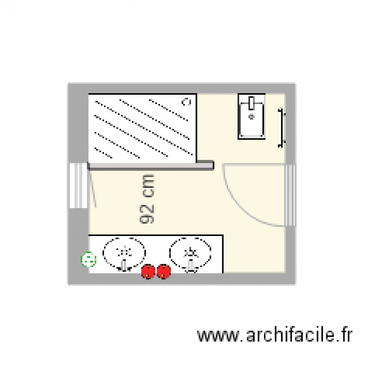 cablage sdb st porchaire. Plan de 0 pièce et 0 m2