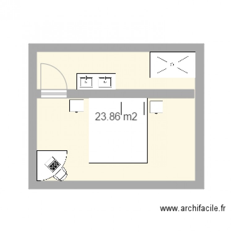 Mezzanine. Plan de 0 pièce et 0 m2