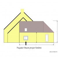 facade ouest projet avec fenetre