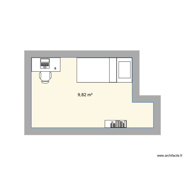 Chambre Ariel . Plan de 