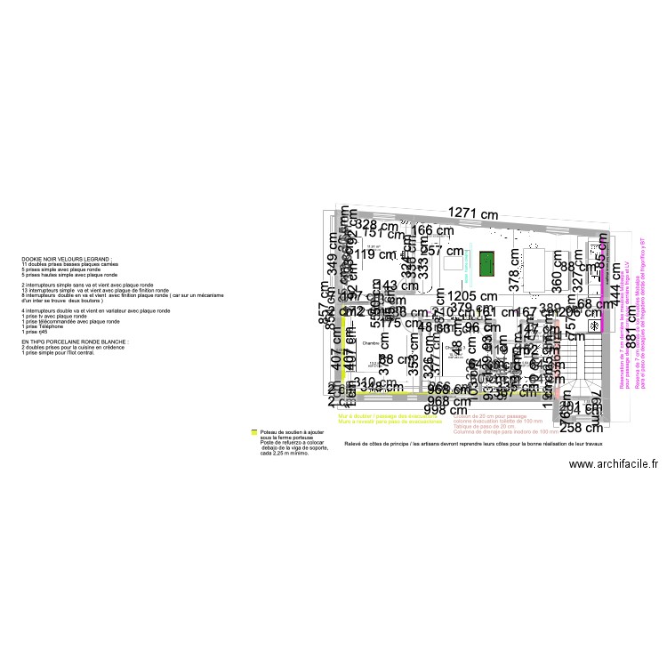  Plan villa Néa / modif. Plan de 10 pièces et 45 m2