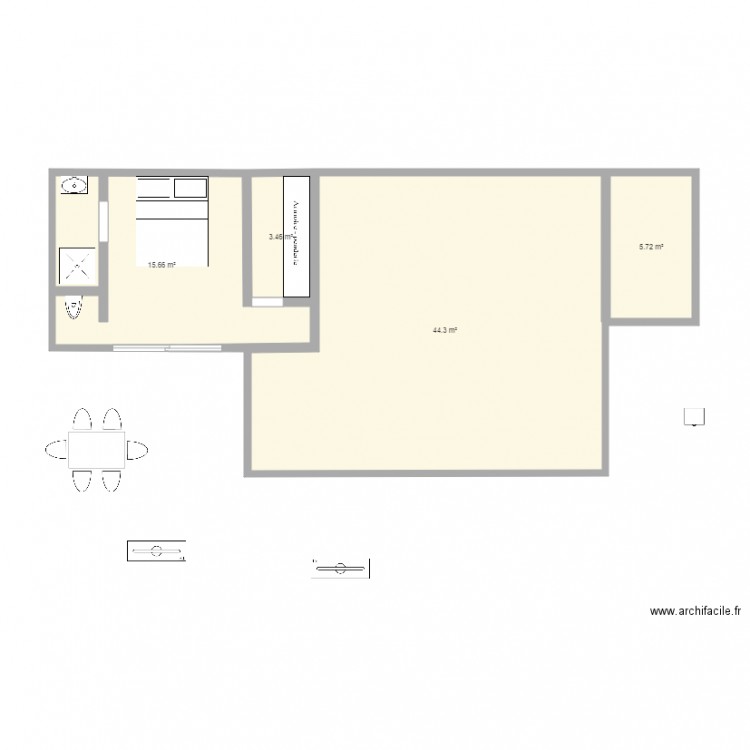 dany plan final. Plan de 0 pièce et 0 m2