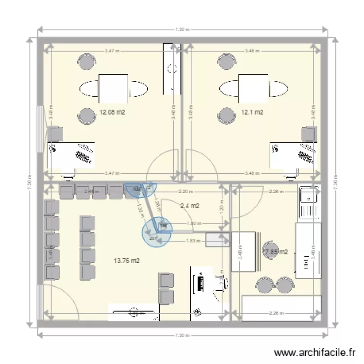 Cabinet dentaire 2. Plan de Cabinet dentaire 2. Plan de