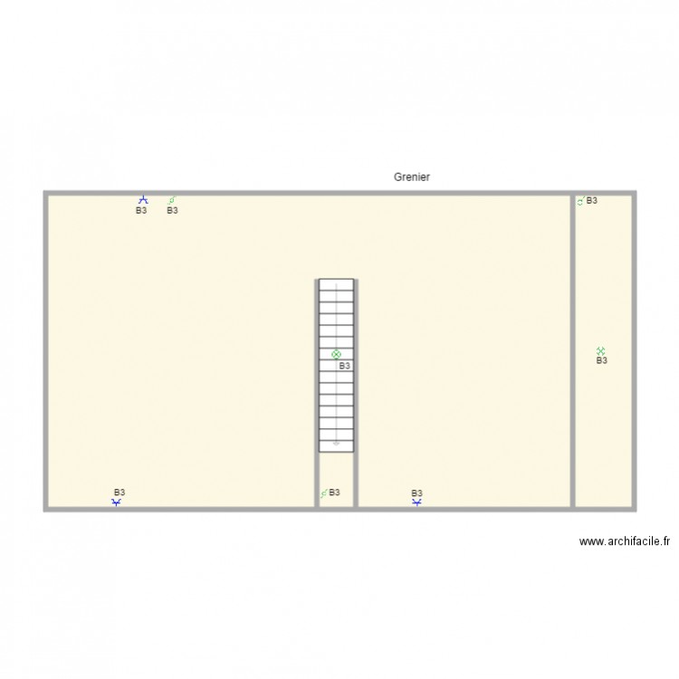 Hubert delfosse 29 grenier. Plan de 0 pièce et 0 m2