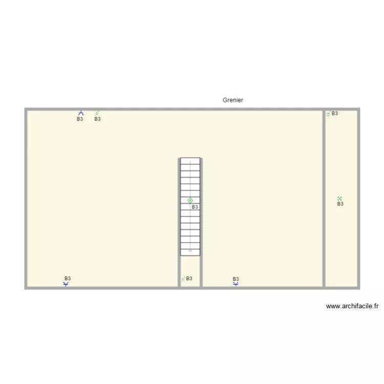 Hubert delfosse 29 grenier. Plan de 