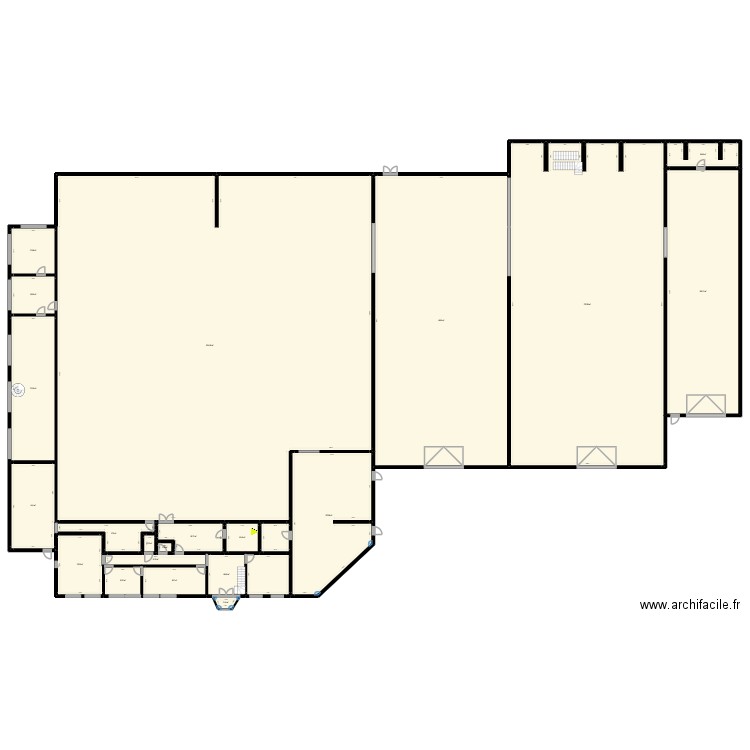 FUTURE LP SECURITE. Plan de 21 pièces et 2699 m2