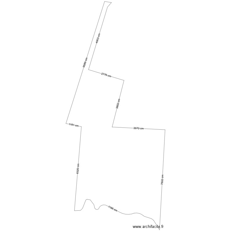 terrain. Plan de 0 pièce et 0 m2