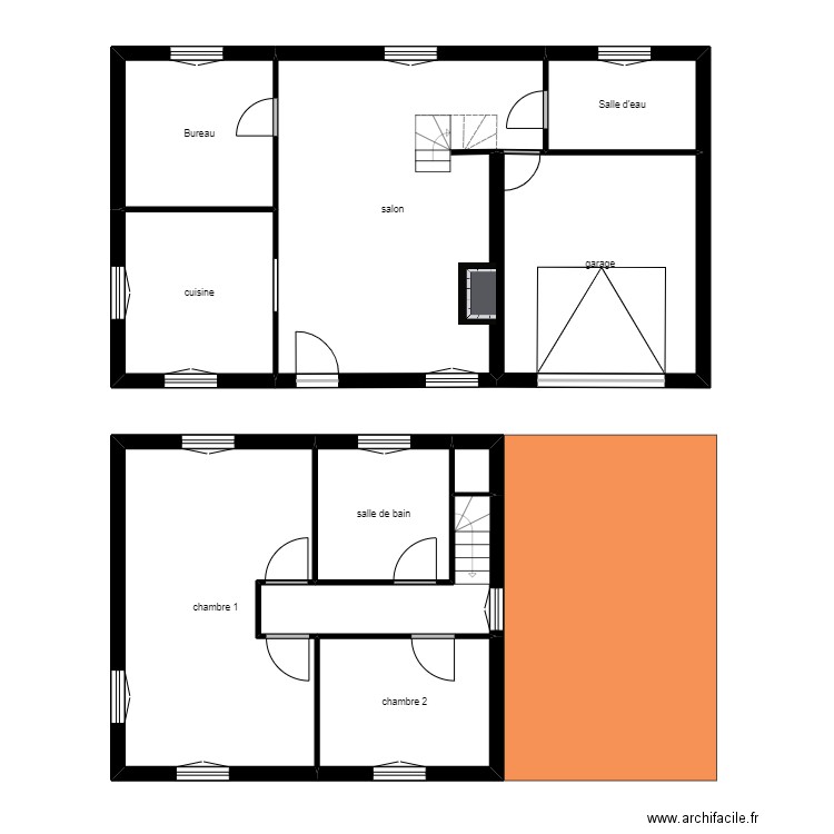 GOIRAN. Plan de 10 pièces et 101 m2