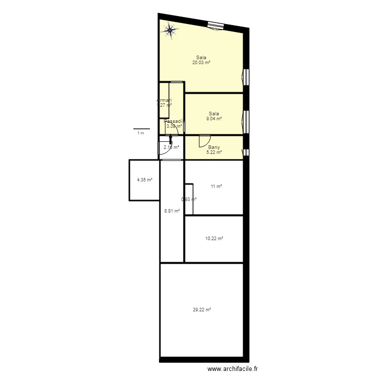 ED MALUS 1 1 I 1 2 PAS DE LA CASA. Plan de 0 pièce et 0 m2