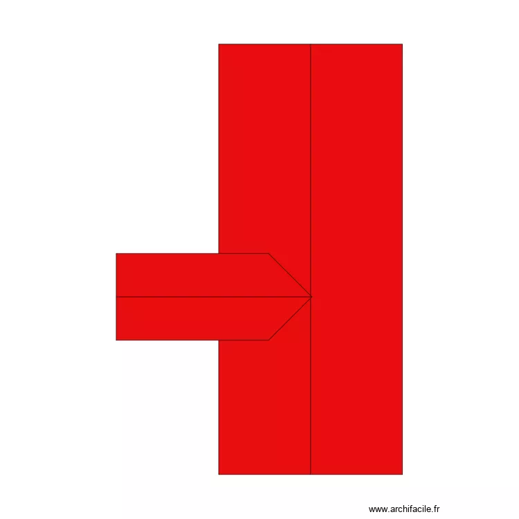 moulin toitures. Plan de 