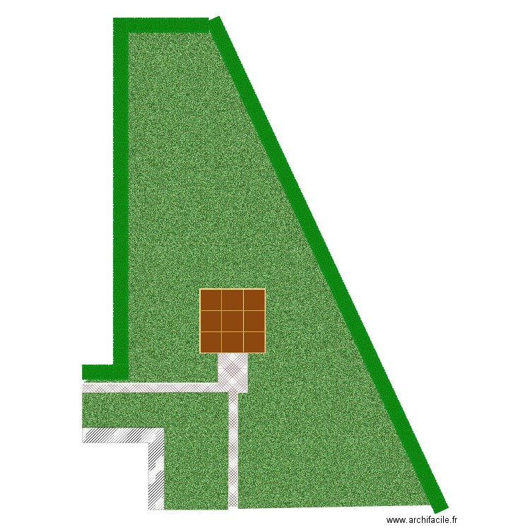 chalet. Plan de 0 pièce et 0 m2