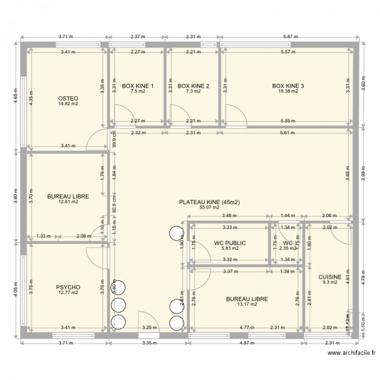 Cabinet kaiad 4. Plan de 0 pièce et 0 m2