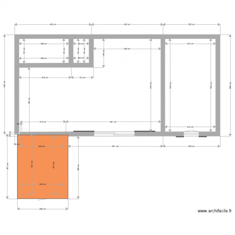 plan monique. Plan de 0 pièce et 0 m2