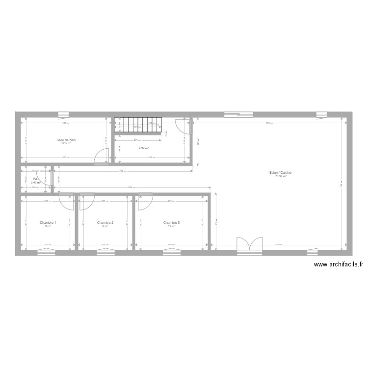 SOUHON  St Julien du PInet. Plan de 0 pièce et 0 m2